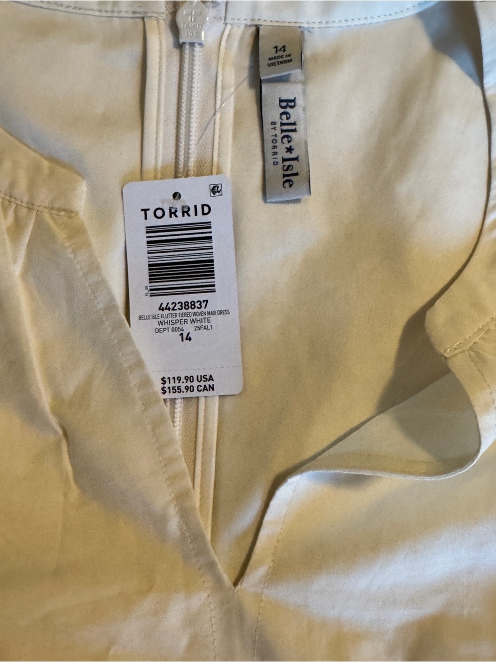 torrid Cream Tiered A-Line Skirt with Black Floral Border - Picture 3 of 4